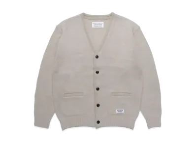 WACKO MARIA PREMIUM MOHAIR KNIT CARDIGAN "Grey"