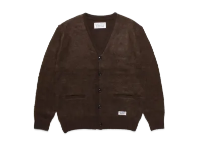 WACKO MARIA PREMIUM MOHAIR KNIT CARDIGAN "Brown"