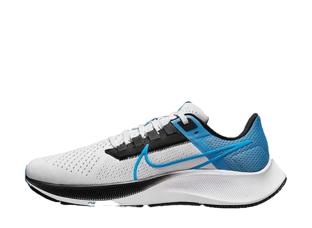 Nike Air Zoom Pegasus 38 "Pure Platinum/Black/Dutch Blue"