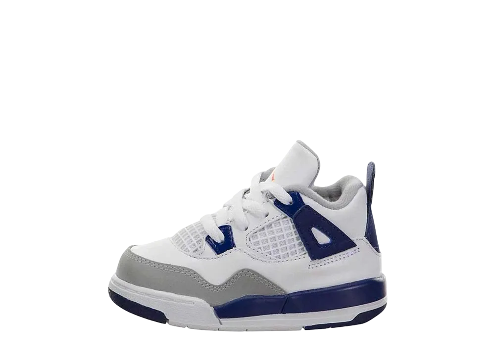 ナイキ TD エアジョーダン4 レトロ "ディープロイヤルブルー"(キッズ)