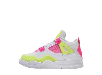 Nike PS Air Jordan 4 Retro "White/Lemon Pink"
