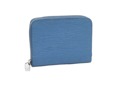Louis Vuitton Epi Round Coin parse "Blue"