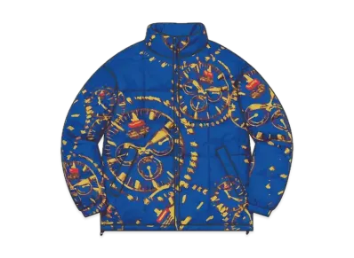 Supreme Watches Reversible Puffy Jacket "Royal"