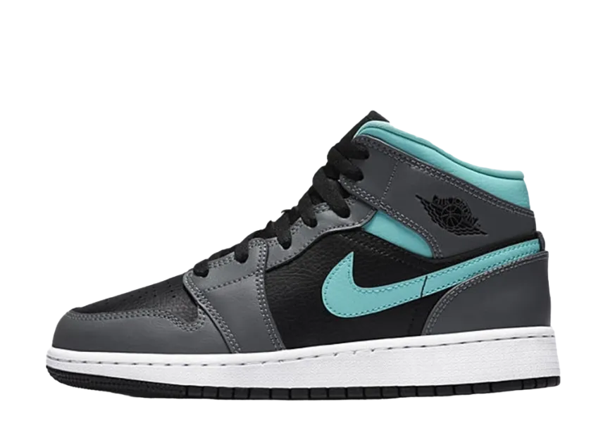 ナイキ エアジョーダン1 ミッド "グレーアクア"