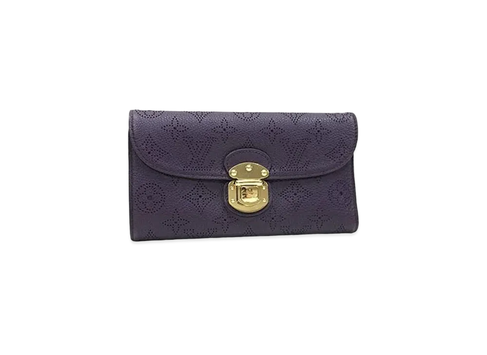 Louis Vuitton Amelia Wallet Monogram Mahina "Oursin"