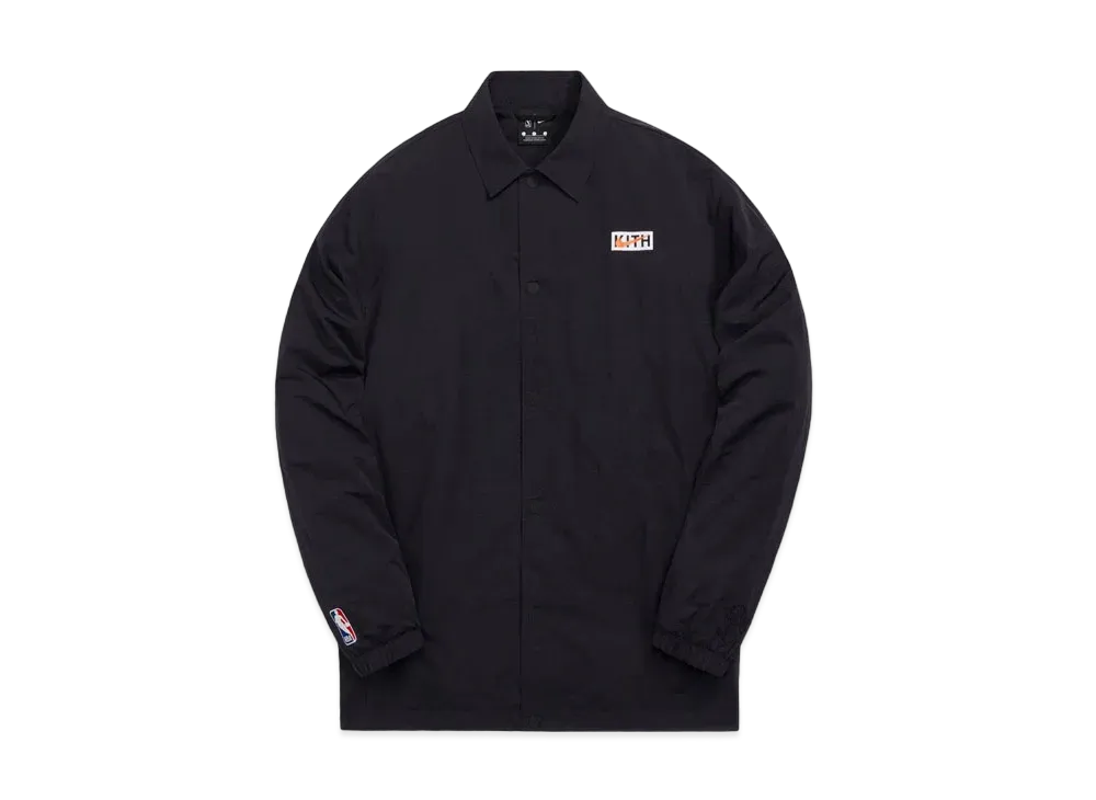 Kith x Nike x New York Knicks Coaches Jacket "Black"