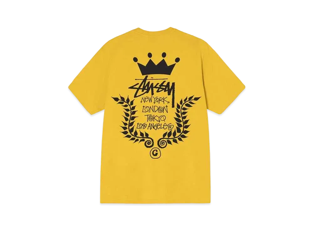 Stussy CROWN WREATH TEE "Honey"