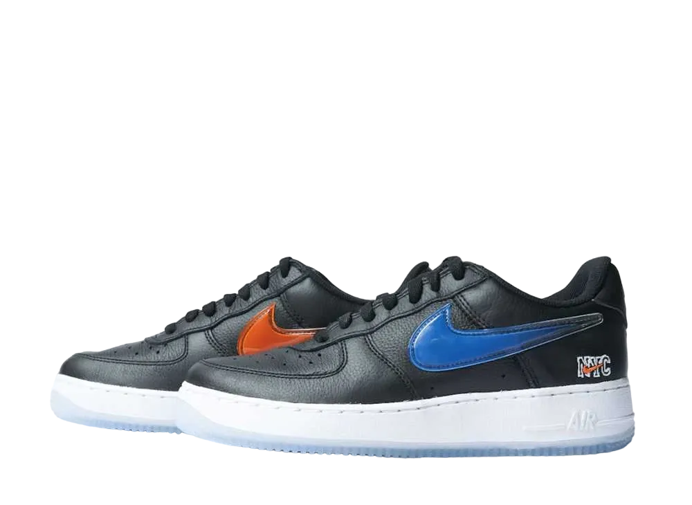 KITH × Nike Air Force 1 Low New York Knicks "Black/Brilliant Orange/Rush/Brilliant White"