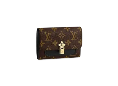 Louis Vuitton Portefeuille Flower Compact "Noir"