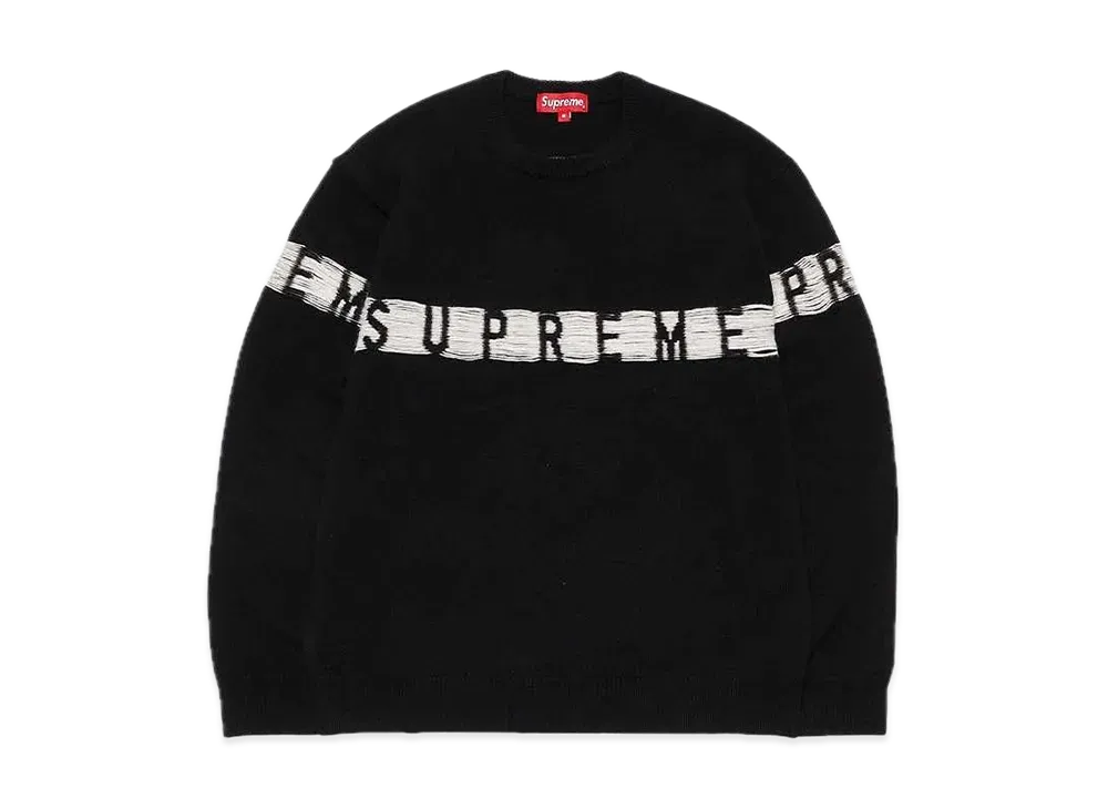 Supreme Inside Out Logo Sweater "Black"