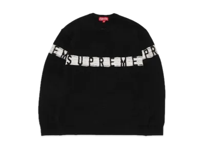 Supreme Inside Out Logo Sweater "Black"