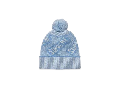 Supreme Banner Beanie "Light Blue"