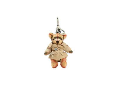 BURBERRY Thomas Bear Trench Coat Bag Charm "Beige"