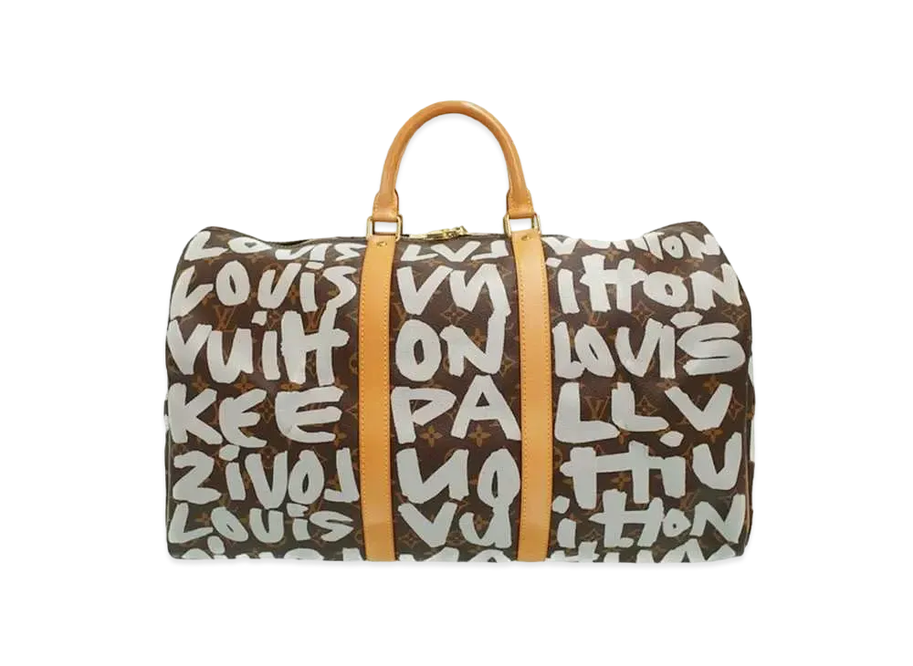 Louis Vuitton Keepall 50 Monogram Graffiti "Argent"