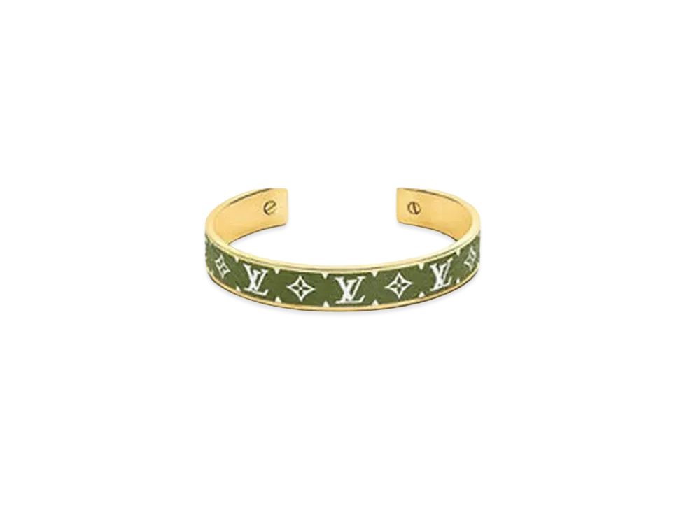 Louis Vuitton Jonck Wild LV Bangle "Green"