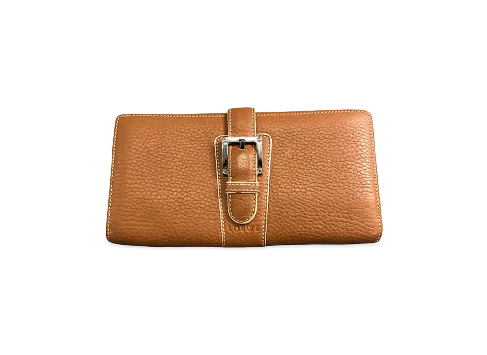 LOEWE Long Wallet With Belt ”Brown”