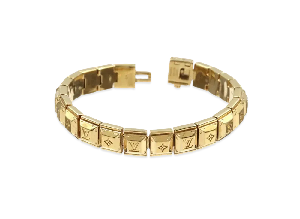 Louis Vuitton Tennis Nanogram Bracelet "Gold"