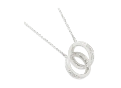 Tiffany & Co Double ring Necklace "Silver"