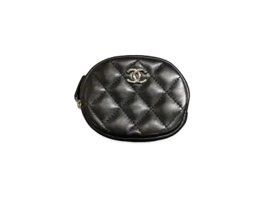 CHANEL Matelasse Coin Case "Black"