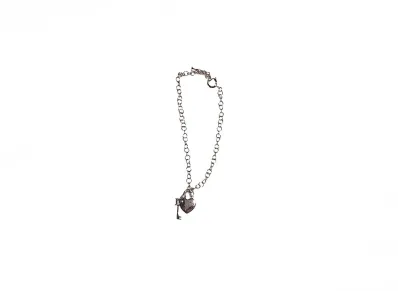 Dior Heart Key Bracelet "Silver"