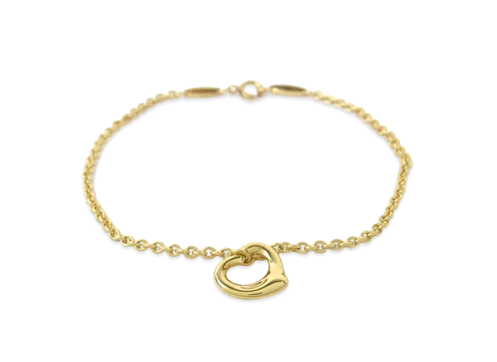 Tiffany & Co. Open Heart Bracelet "Yellow Gold"