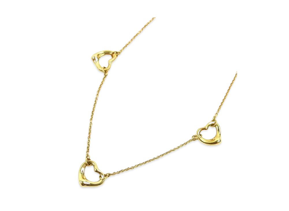 Tiffany & Co Open Heart Necklace "Gold"