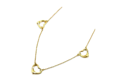Tiffany & Co Open Heart Necklace "Gold"