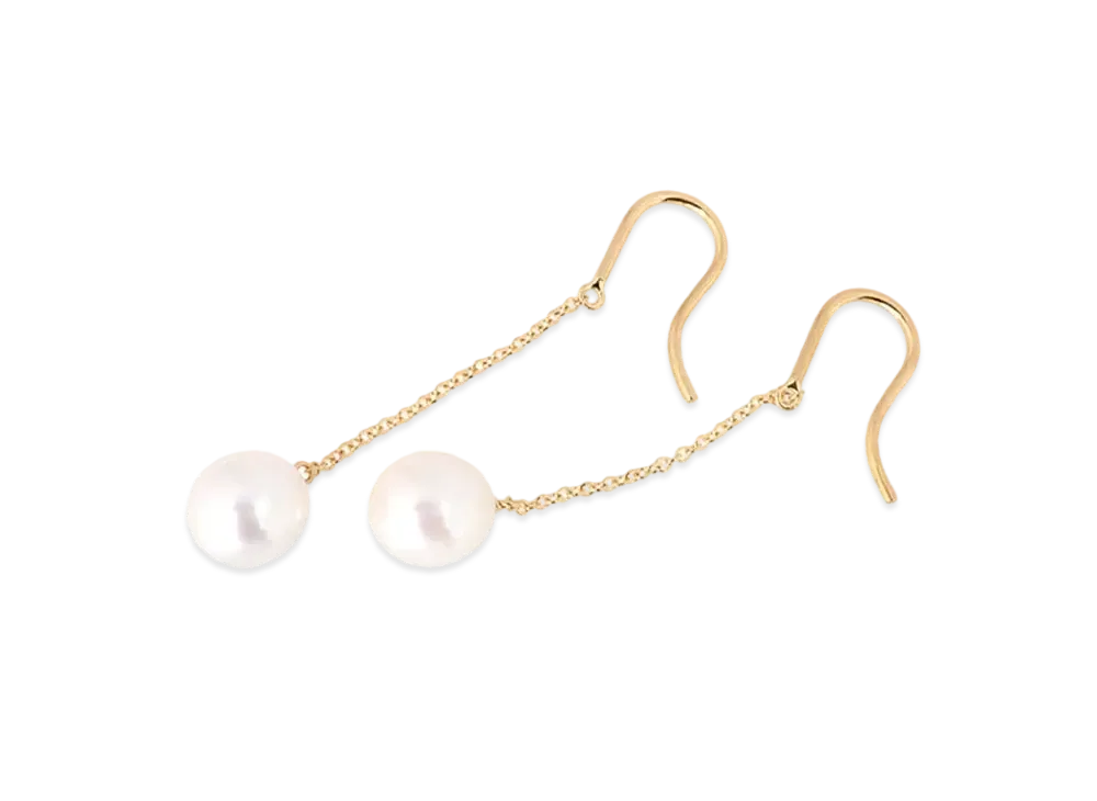 Tiffany & Co By the yard Drop Pearl Pierce "Gold"