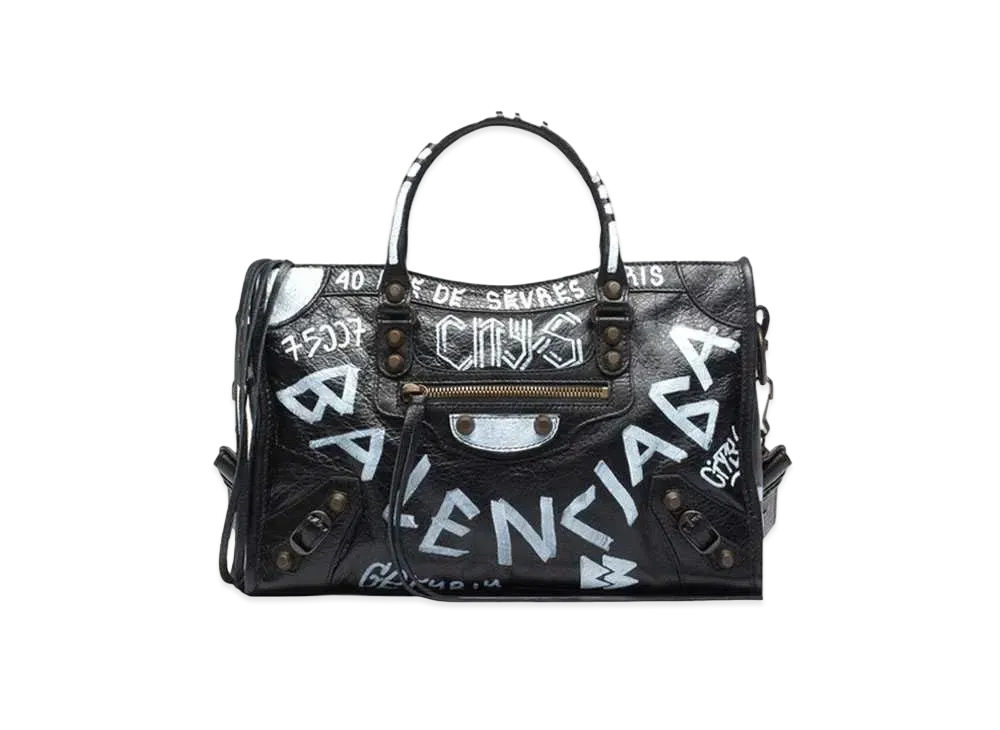 バレンシアガ グラフィティ クラシック シティ S "ブラック" 431621