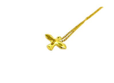 Tiffany & Co Bird Cross Necklace "Gold"