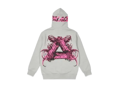 PALACE Tri-Me Hood "Grey Marl"