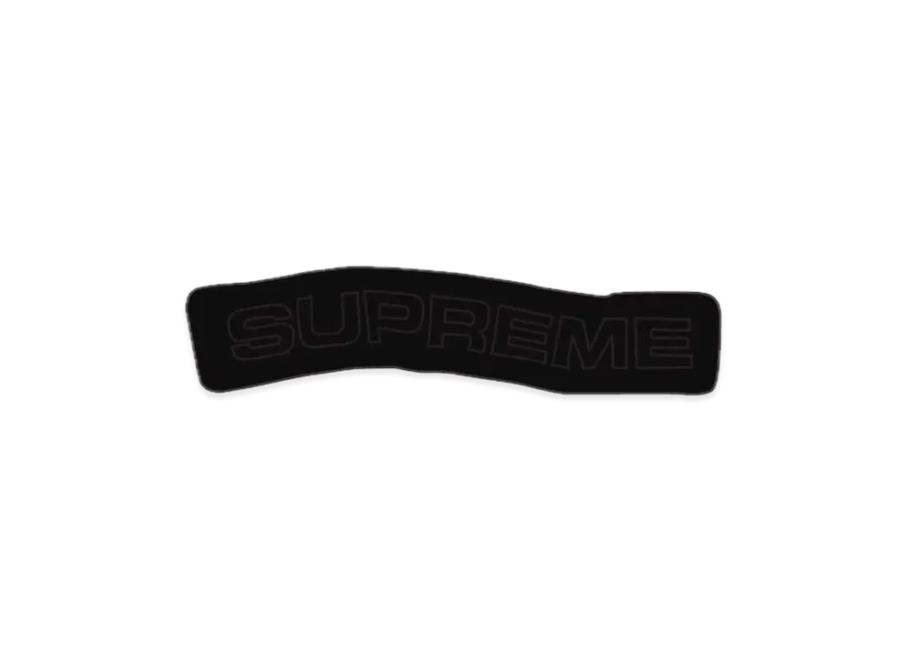 Supreme Polartec Logo Scarf "Black"
