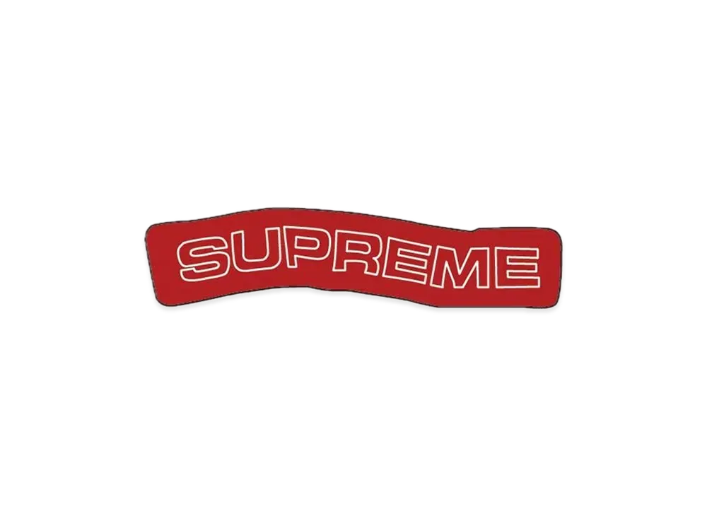 Supreme Polartec Logo Scarf "Red"