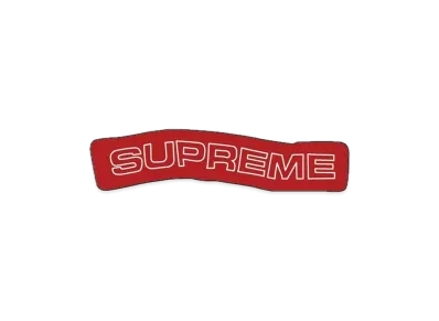 Supreme Polartec Logo Scarf "Red"
