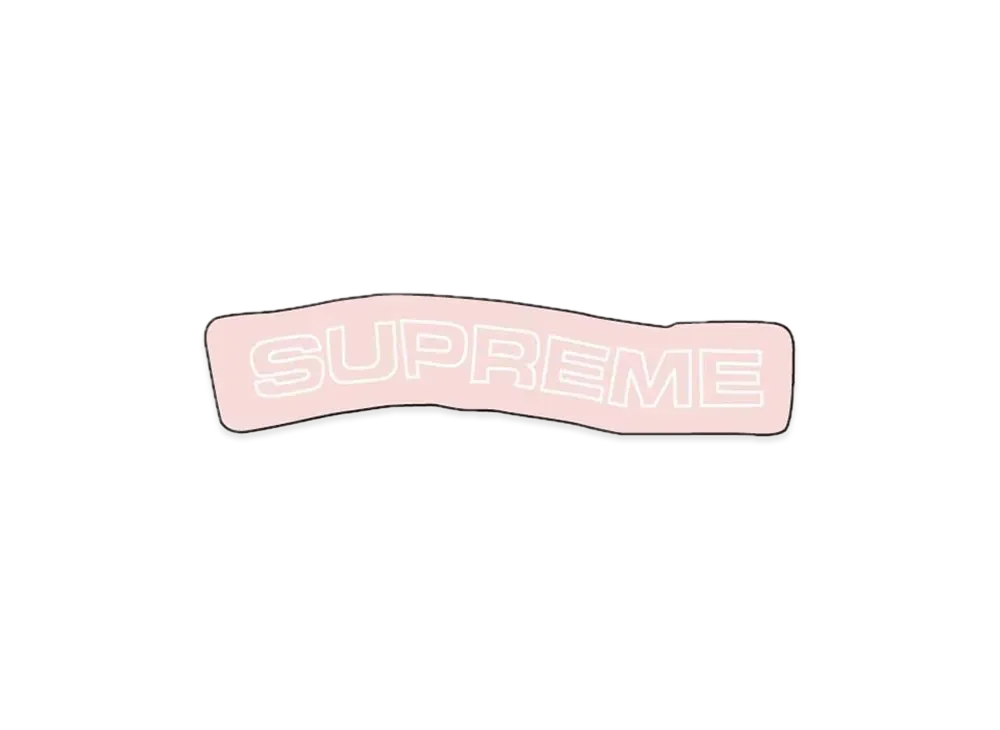 Supreme Polartec Logo Scarf "Pink"