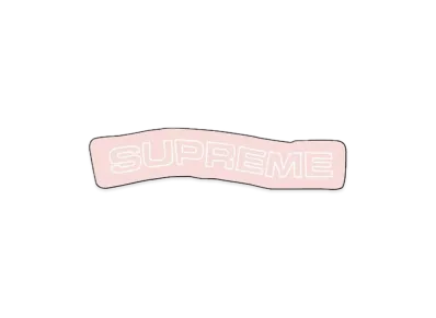Supreme Polartec Logo Scarf "Pink"