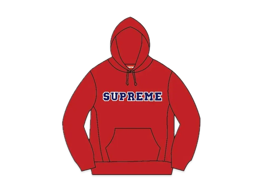 Supreme The Most Hooded Sweatshirt "Red"