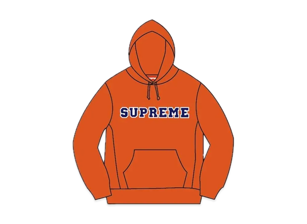 Supreme The Most Hooded Sweatshirt "Orange"