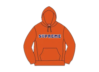 Supreme The Most Hooded Sweatshirt "Orange"