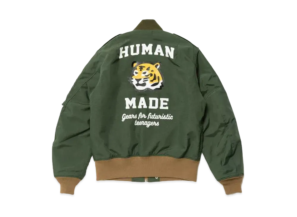 HUMAN MADE BOMBER JACKET "Khaki"