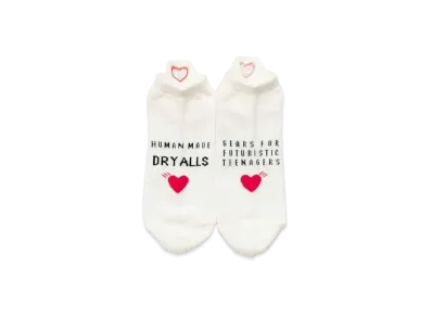 HUMAN MADE HM LOW SOCKS "White"