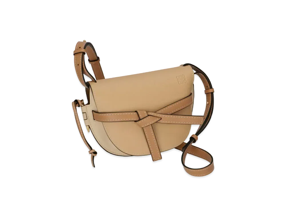 LOEWE Small Gate Bag "Dune/Vanilla"