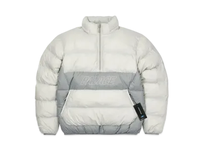 PALACE PAL-TEX HALF ZIP PUFFA "Grey"
