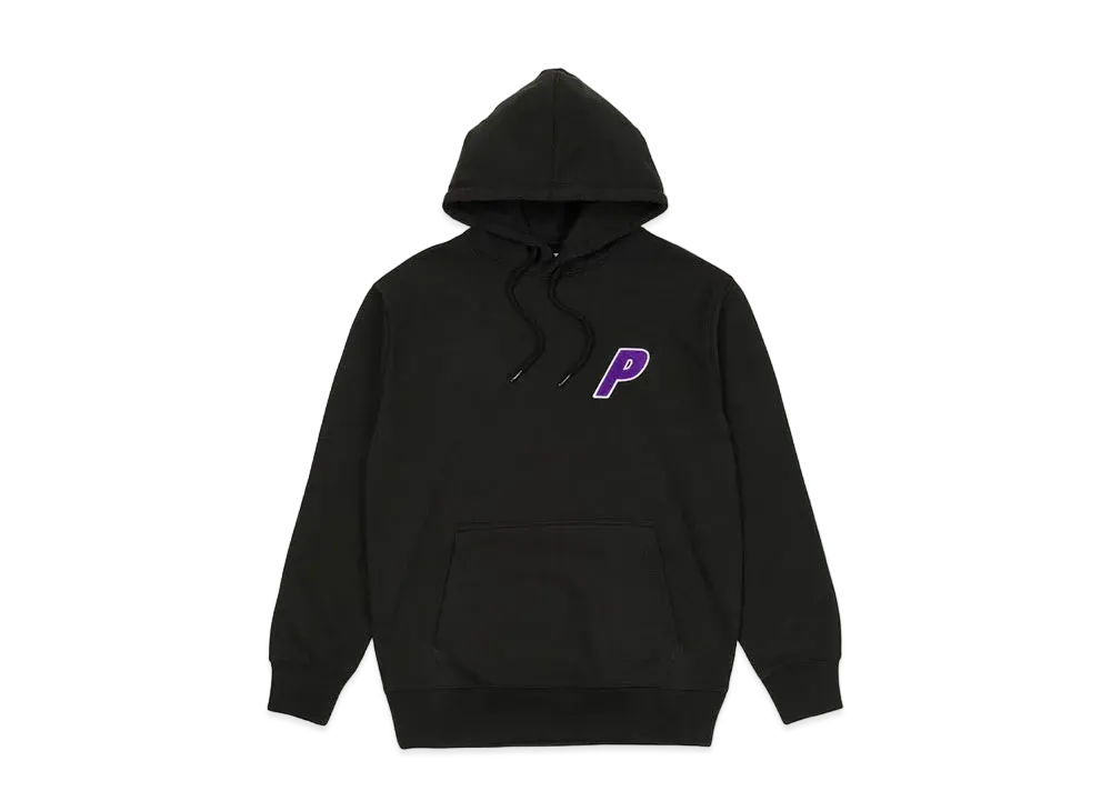 PALACE TRI-CHENILLE HOOD "Black"