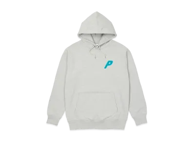 PALACE TRI-CHENILLE HOOD "Light Grey Marl"