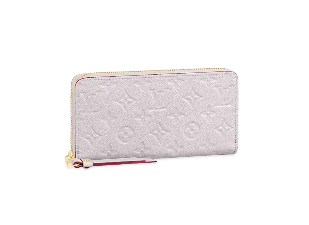 Louis Vuitton Zippy Wallet Monogram Empreinte Leather "Brume"