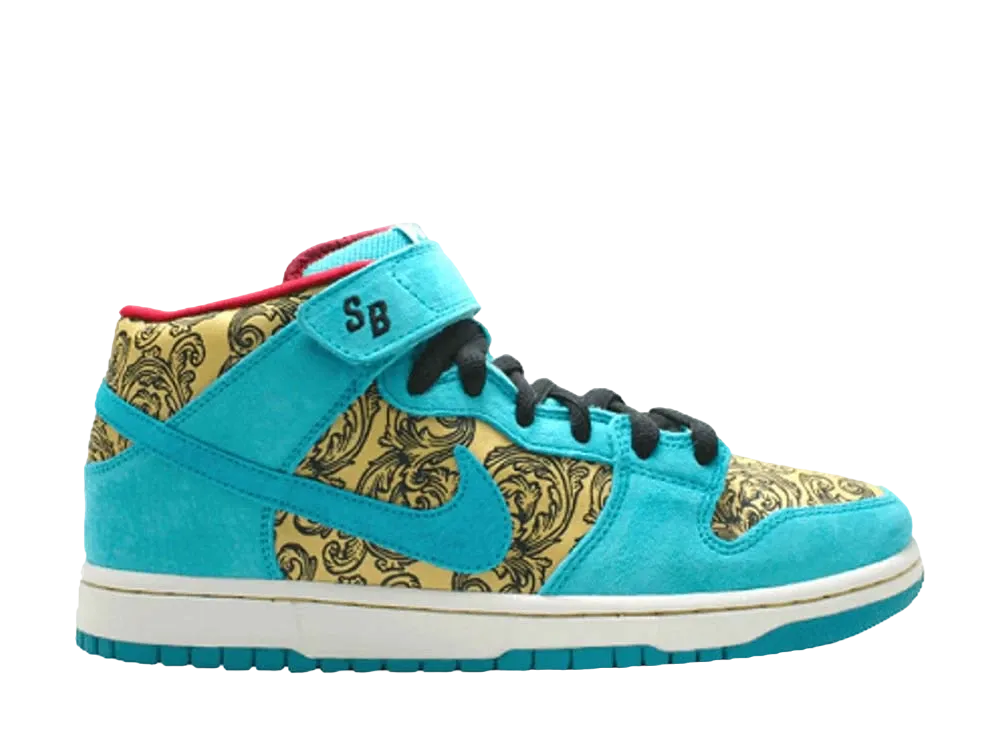ナイキ SB ダンク ミッド プレミアム "ピーコック"