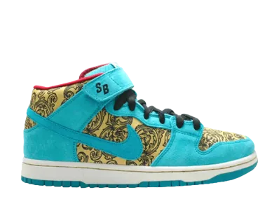 ナイキ SB ダンク ミッド プレミアム "ピーコック"