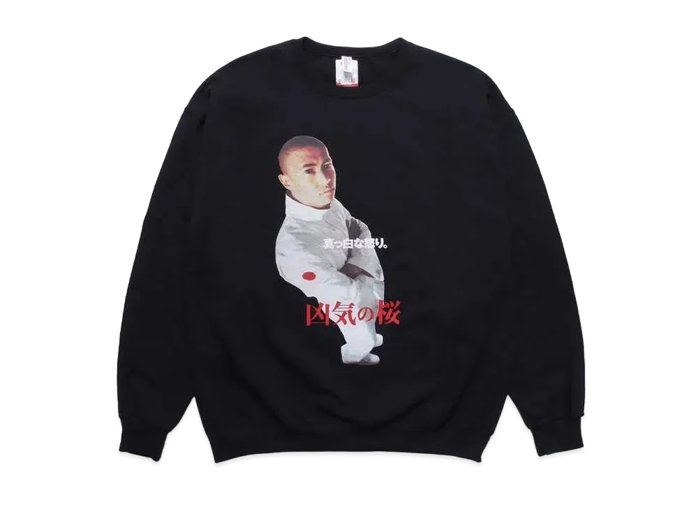 WACKO MARIA KYOKI NO SAKURA / CREW NACK SWEAT "Black"