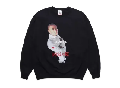 WACKO MARIA KYOKI NO SAKURA / CREW NACK SWEAT "Black"